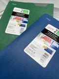 (2) Mead Five Star Plastic Different Color Folder 2 Pockets 3-Prongs COMBINESHIP