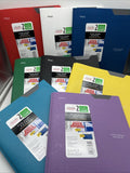 (2) Mead Five Star Plastic Different Color Folder 2 Pockets 3-Prongs COMBINESHIP
