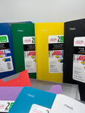 Five Star Plastic Folder 2 Pockets 3-Prongs U CHOOSE BuyMoreSave& COMBINESHIP