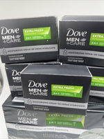 (11) Dove Men + Care Extra Fresh Body & Face Bar Soap Moisturizing 11 Bars Total