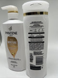(2) Pantene Pro-V Daily Moisture Renewal Shampoo hair condition 17.9oz &12oz