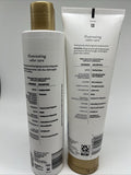 (2) Pantene Sulfate Free Illuminating Color Safe Conditioner Shampoo  9.6oz 8oz