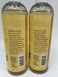 (2) Burt's Bees Energizing Body Wash Citrus & Ginger Plant Based 12oz Discontinu