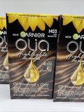 (4) H03 Garnier Olia Hair Color Ammonia-Free Hair Dye  Highlights for Brunettes