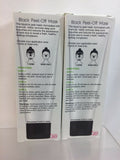 (3) Garnier SkinActive Black Peel Off Mask w/Charcoal Clog Pores All Typed 1.7oz
