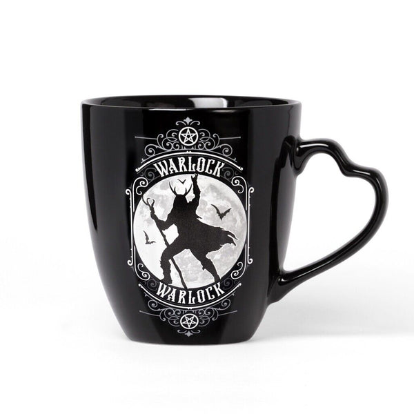 Alchemy Gothic Black CM1B Warlock Double-sided Single Mug Coffee Tea China 12oz