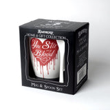 Alchemy Gothic ALMUG18 You Stir My Blood Cup & Spoon Red Heart Valentine Coffee
