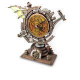 Alchemy Gothic V15 - The Stormgrave Chronometer Clock Steampunk Gear Wings 8x10”