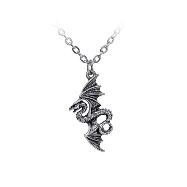 Alchemy P917 Flight of Airus Necklace Gothic Pendant England Dragon Wing