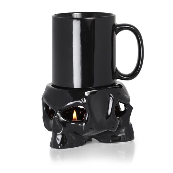 Skull Mug Warmer MWCB4 Alchemy Gothic Crystal Ball Holder Coffee Wicken Witch
