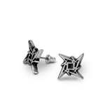 Alchemy Gothic PE17 Metallica: Ninja Star Logo Ear Studs Earrings Rocks Band