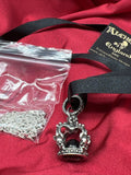 Alchemy England P872 Regalius Pendant Necklace Gothic Crown Skulls IN HAND