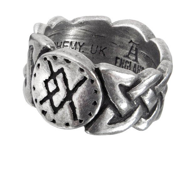Alchemy Gothic R195  Viking Virility Runering Ring Norse unisex Warrior Unity