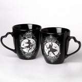 Alchemy Gothic CM1 Witch & Warlock Mug Set Black Coffee Tea 12oz