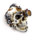 Alchemy Gothic V4 Erasmus Darwin's Steam-Cerebrum Skull Desk 3D Ornament T Vault