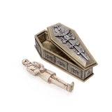 Alchemy Gothic V117  Nosferatu's rest casket & figure The Vault Desk Decor