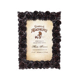Alchemy Gothic SA18 Rose Photo Frame (4"x6") Black Vanity Valentine’s Day Gift