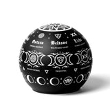 Alchemy Gothic LED3 Pagan Calendar Globe lamp Vanity Battery LED Spinning