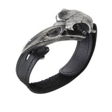 Alchemy A105 Rabeschadel Bracelet Gothic Raven Skull Black Leather Strap Buckle