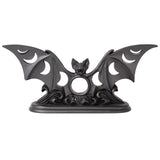 Alchemy Gothic V112- Lunaeca Tea Light Holder Candle Halloween Wicken Witch Bat
