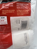 XXL HANES MEN TAGLESS T-SHIRTS SOLID WHITE 2 PACK  2XL 50-52" COMBINESHIP