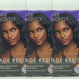 (3) Dark and Lovely 371 Jet Black SoftSheen-Carson ￼ Hair Color Fade Resist