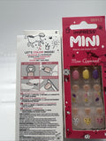 (2) SUNDRESS Impress Mini Press On Manicure kids mom approved Petite Nails Heart