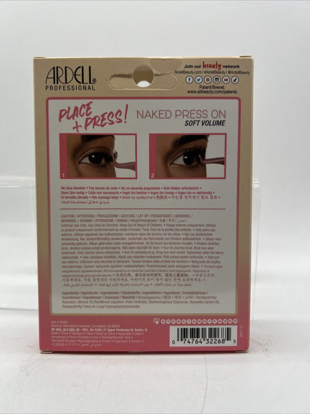Ardell Naked Press On Pre Glued Underlash Extensions Soft Volume 30 Clusters