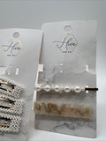 (3) Hive Co. Hair Clip Bobby Pin Set Embellished Pearl Bead Missing* COMBINESHIP