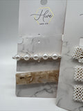 (3) Hive Co. Hair Clip Bobby Pin Set Embellished Pearl Bead Missing* COMBINESHIP