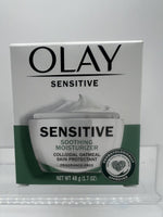 Olay Sensitive Soothing Moisturizer Oatmeal Fragrance Free 1.7oz 5/25COMBINESHIP