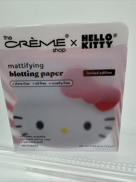 The Creme Shop x Sanrio Hello Kitty Mattifying Blotting Paper 100 Mirror Case