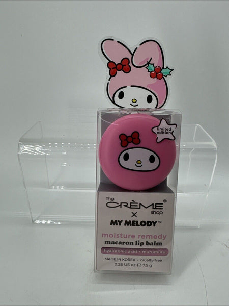 The Creme Shop X My Melody Moisture Remedy Macaron Lip Balm.