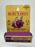 (2) Burt's Bees Berry Agua Fresca 100% Natural Moisturizing Lip Balm COMBINESHIP
