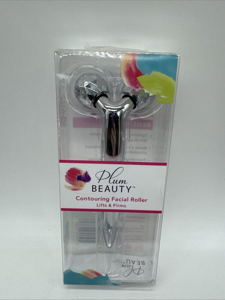 Plum Beauty Contouring  Facial Roller Lifts Firms Wrinkle Puffiness Eye Dual