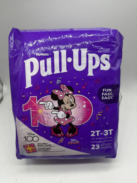 Huggies Pull-Ups Training Pants Disney Minnie 2T-3T 16-34lbs 23ct COMBINESHIP