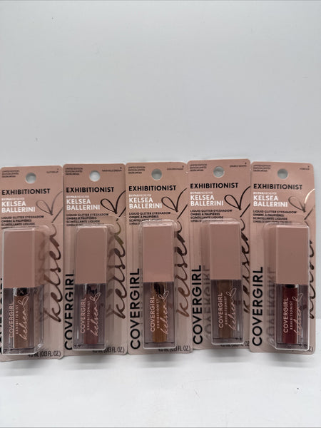 (5) Covergirl Exhibitionist Kelsea Ballerini Liquid Glitter Eyeshadow Collection