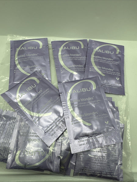 (12) Malibu Blonde Brighten Hair Tone Restores Color Shine Treatment Conditioner