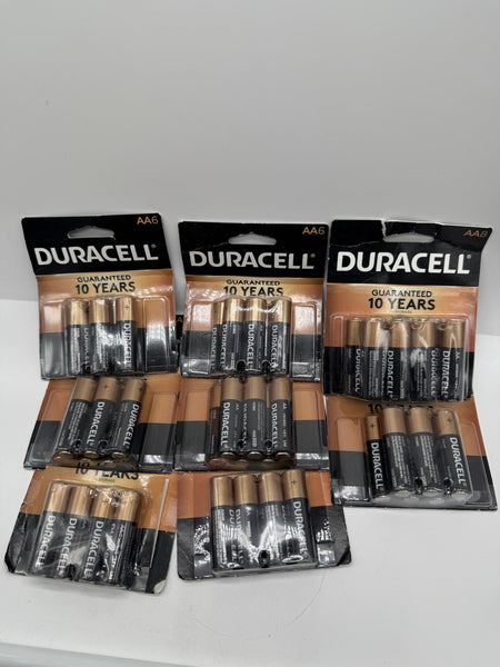 (40) Duracell CopperTop Alkaline Batteries 1.5v Duralock Power Preserve 6-8pk