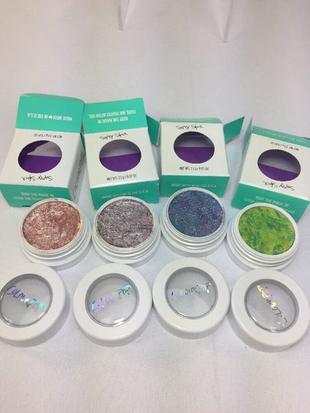 (4) BNIB Colourpop Tie Dye Eyeshadow Summer Lovin Meow Pop Rocks Mermaid Kiss