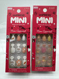 (2) Impress Mini Press On Manicure kid Nails Spring Petite Easter Bunny Egg Pink