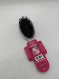 Packed Party Pink Checker Board Print Confetti Detangling Hair brush COMBINESHIP