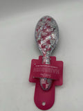 Packed Party Pink Checker Board Print Confetti Detangling Hair brush COMBINESHIP