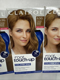 (3) Clairol 6.5G Lighest Golden Brown Root Touch Up Permanent Color Blend