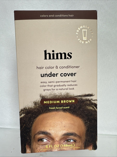 HIMS Medium Brown Under Cover Hair Color& Conditioner Semi Permanent COMBINESHIP
