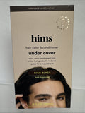 (2) HIMS Rich Black Under Cover Men Hair Color & Conditioner Semi Permanent 5min