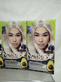 (3) Garnier Nutrisse PL3 Ultra Cool Platinum Nourishing Permanent Hair Color
