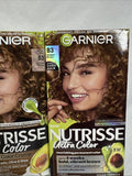 (3) Garnier Nutrisse B3 Golden Brown Spiced Rum Nourishing Permanent Hair Color