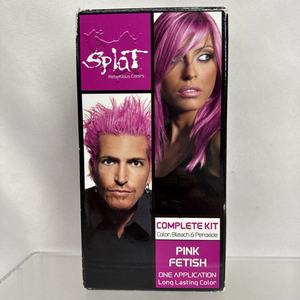 Splat Pink Fetish Complete Semi-Permanent Hair Color Kit W/Bleach COMBINESHIP