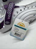 Doggers 7/8 Purple White Ultralite Adjustable Slip Women Shoe Clog